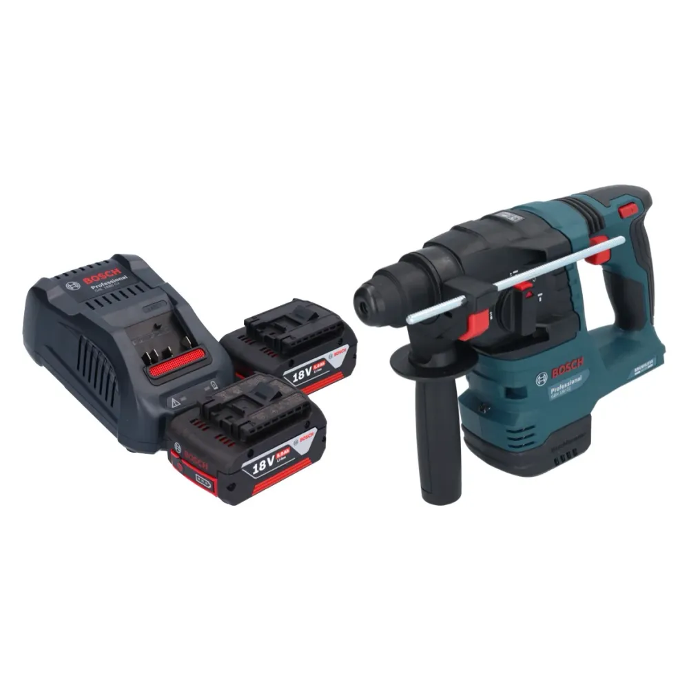 Akumulatorowa wiertarko-wkrętarka Bosch GBH 18V-22 Professional 18 V 1,9 J SDS Plus Brushless + 2x akumulator 5,0 Ah + ład...