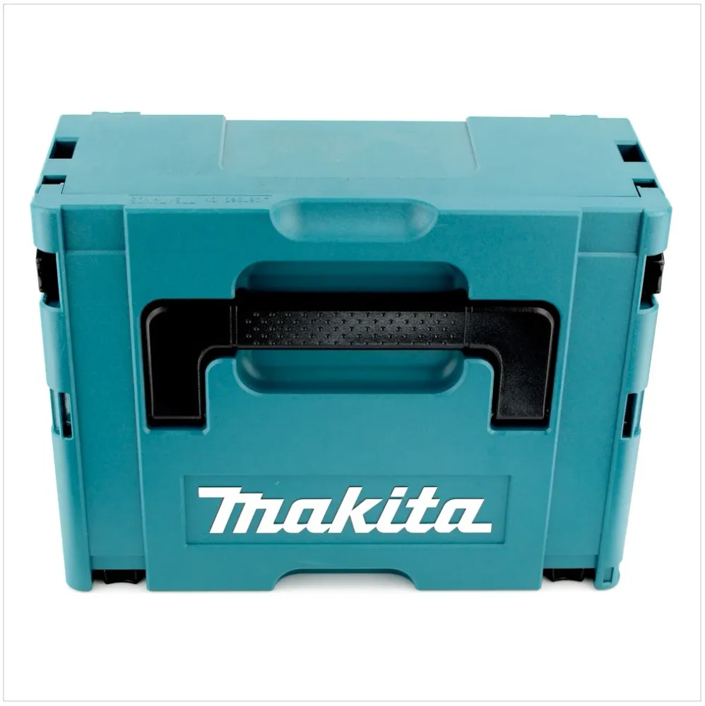 Akumulatorowa wiertarko-wkrętarka udarowa Makita DHP 482 RMJ 18V 62Nm w zestawie Makpac + 2x akumulator 4,0 Ah + ładowarka