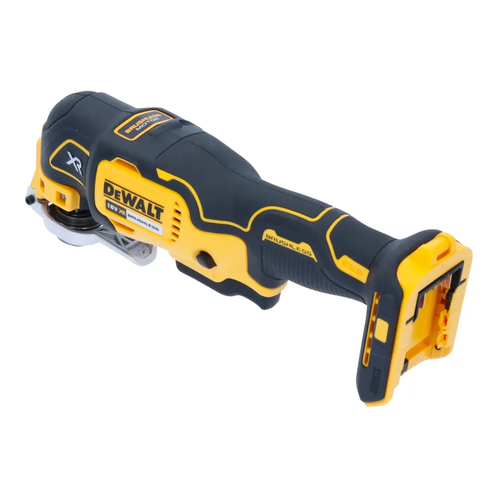 Akumulatorowe oscylacyjne narzędzie wielofunkcyjne DeWalt DCS 355 N 18 V bezszczotkowe + zestaw akcesoriów - bez akumulato...