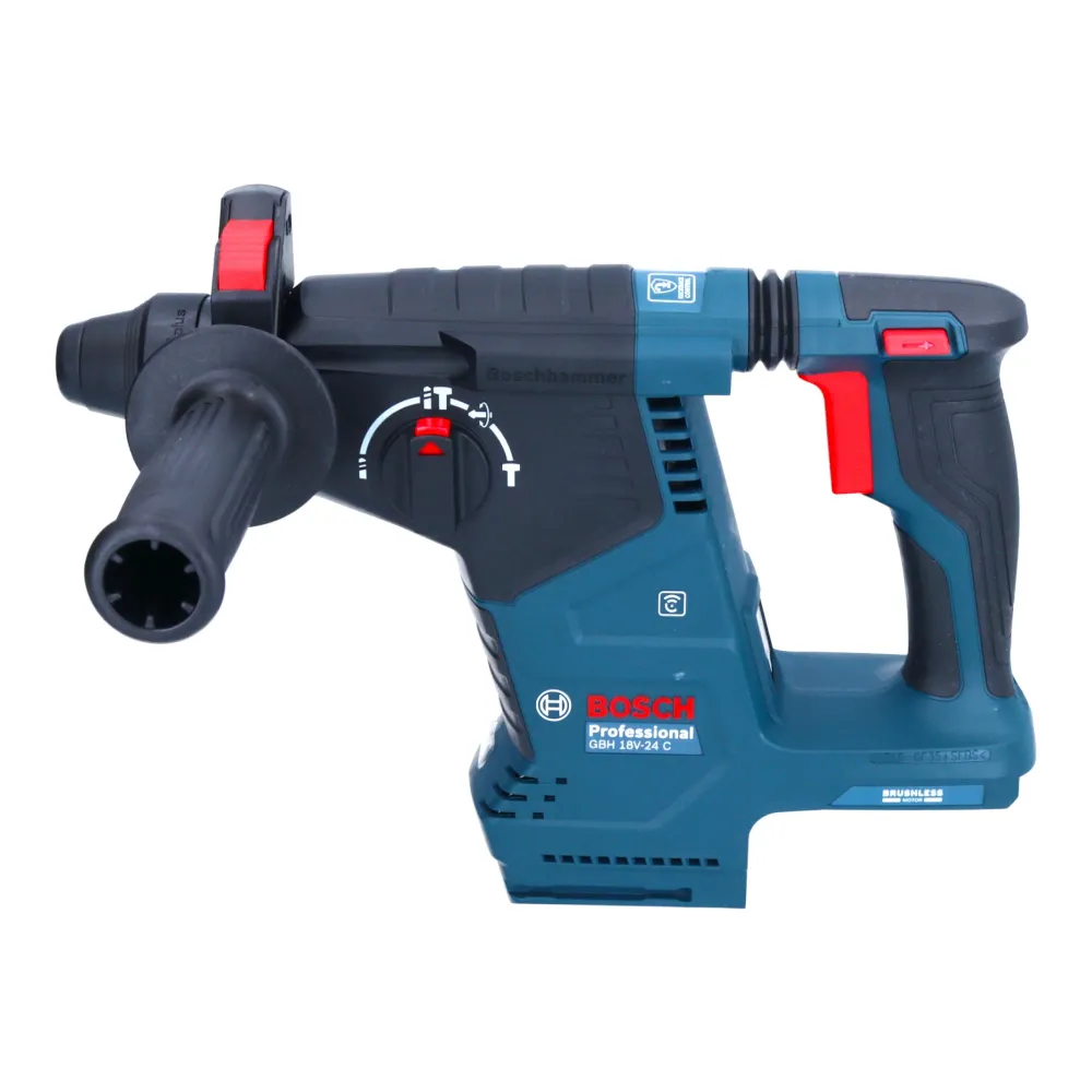 Bosch GBH 18V-24 C Profesjonalny akumulatorowy młot udarowo-obrotowy 18 V 2,4 J bezszczotkowy SDS plus + 2x akumulator Pro...