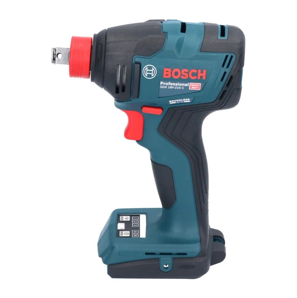 Bosch GDX 18V-210 C Profesjonalny akumulatorowy klucz udarowy 18 V 210 Nm bezszczotkowy + 2x akumulator 5,0 Ah + ładowarka...