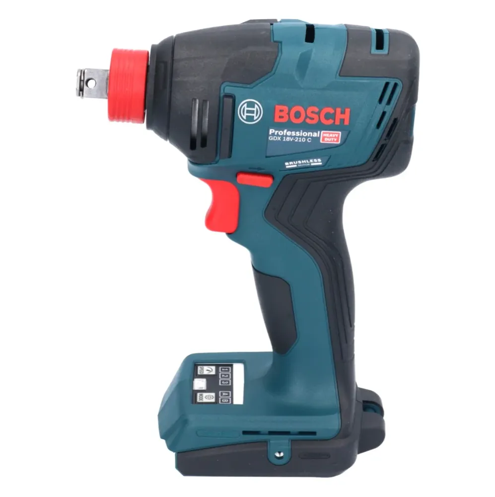 Bosch GDX 18V-210 C Profesjonalny akumulatorowy klucz udarowy 18 V 210 Nm bezszczotkowy + 1x akumulator 5,0 Ah + L-Boxx -...