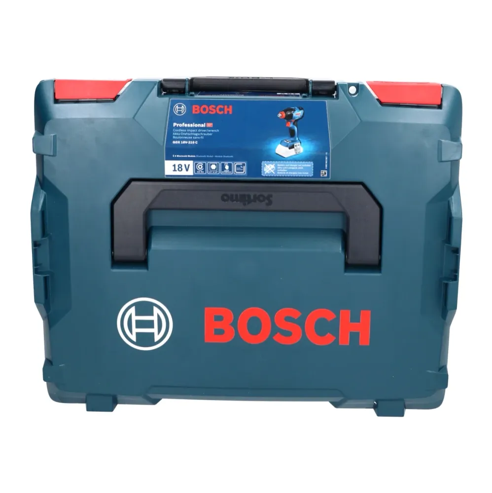 Bosch GDX 18V-210 C Profesjonalny akumulatorowy klucz udarowy 18 V 210 Nm bezszczotkowy + 1x akumulator 5,0 Ah + ładowarka...