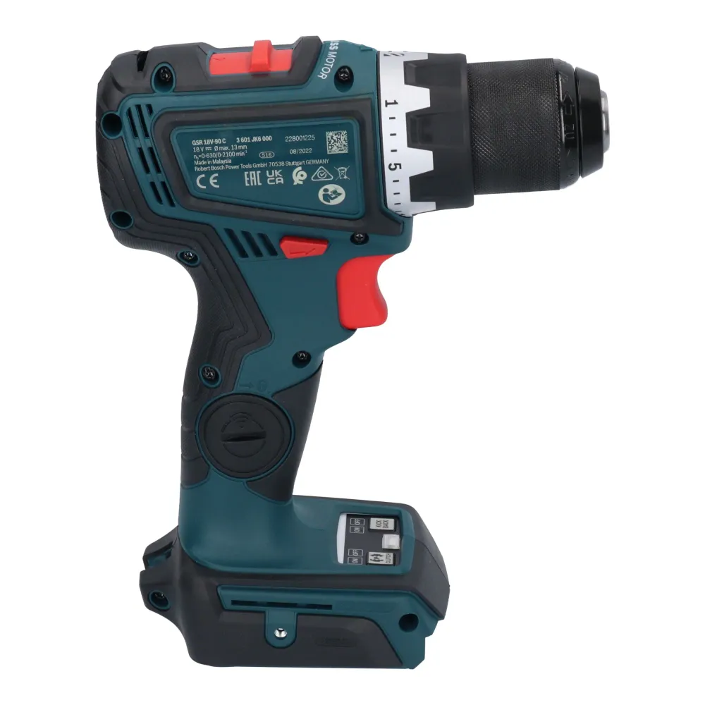 Bosch GSR 18V-90 C Profesjonalna akumulatorowa wiertarko-wkrętarka 18 V 64 Nm bezszczotkowa + 1x akumulator 5,0 Ah + ładow...