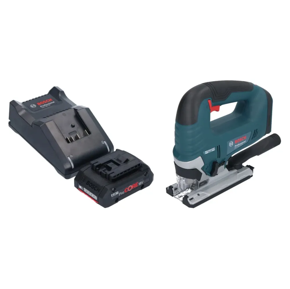 Bosch GST 18V-125 B Profesjonalna wyrzynarka akumulatorowa 18 V 125 mm bezszczotkowa + 1x akumulator ProCORE 4,0 Ah + łado...