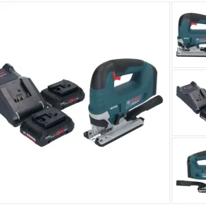 Bosch GST 18V-125 B Profesjonalna wyrzynarka akumulatorowa 18 V 125 mm bezszczotkowa + 2x akumulator ProCORE 4,0 Ah + łado...