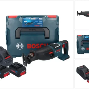 Akumulatorowa pilarka szablasta Bosch GSA 18V-28 18 V BITURBO Brushless + 2x akumulator ProCORE 5,5 Ah + ładowarka + L-Box...