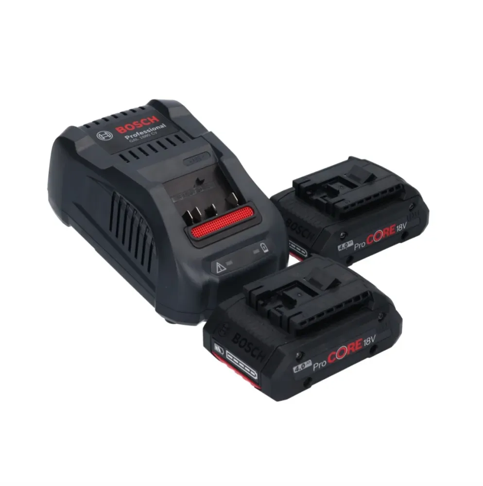 Akumulatorowa szlifierka kątowa Bosch GWS 18V-10 SC 18 V 125 mm bezszczotkowa + 2x akumulator ProCORE 4,0 Ah + ładowarka +...