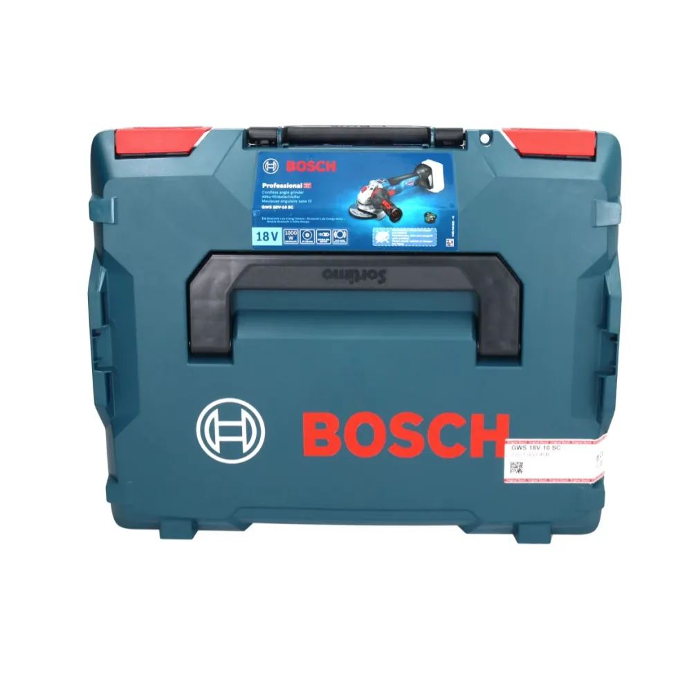 Akumulatorowa szlifierka kątowa Bosch GWS 18V-10 SC 18 V 125 mm bezszczotkowa + 1x akumulator ProCORE 4,0 Ah + ładowarka +...
