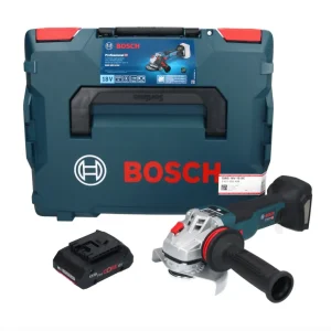 Akumulatorowa szlifierka kątowa Bosch GWS 18V-10 SC 18 V 125 mm bezszczotkowa + 1x akumulator ProCORE 4,0 Ah + L-Boxx - be...