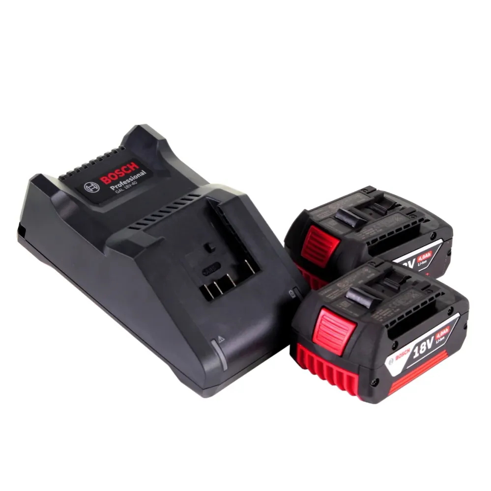 Akumulatorowa wiertarko-wkrętarka Bosch GSR 18V-55 18 V 55 Nm bezszczotkowa + 2x akumulator 4,0 Ah + ładowarka + L-Boxx Bo...
