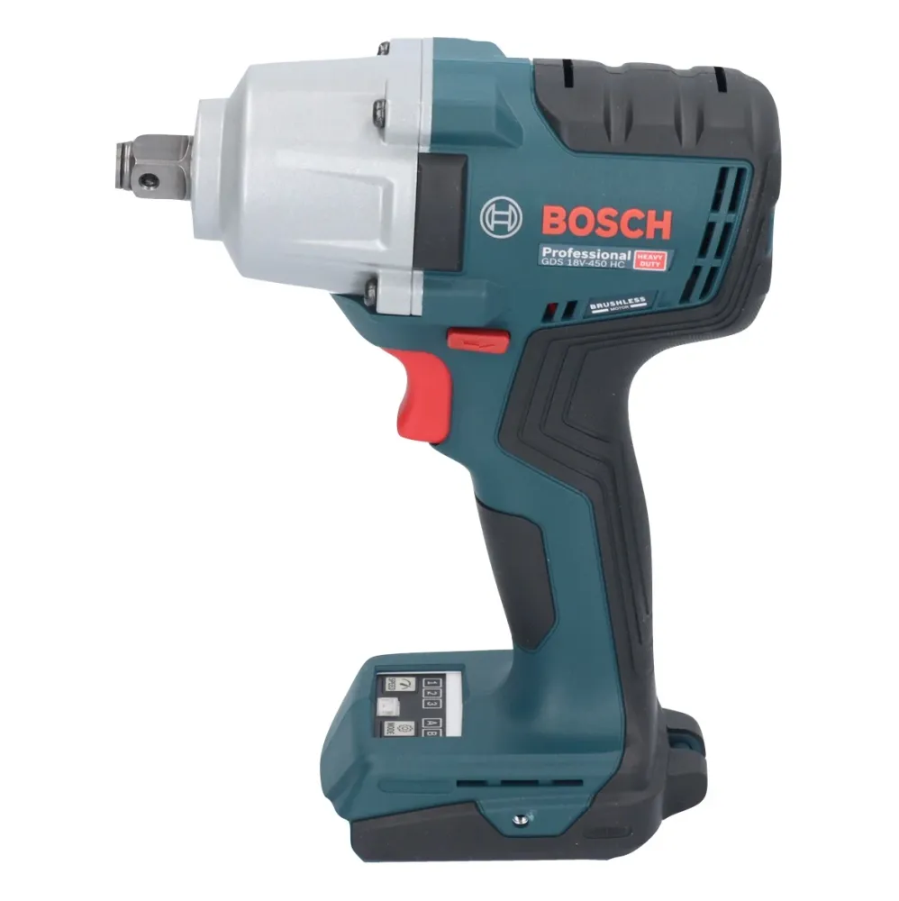 Akumulatorowy klucz udarowy Bosch GDS 18V-450 HC 18 V 450 Nm 1/2" + 1x akumulator ProCORE 4,0 Ah + ładowarka + L-Boxx Bosc...