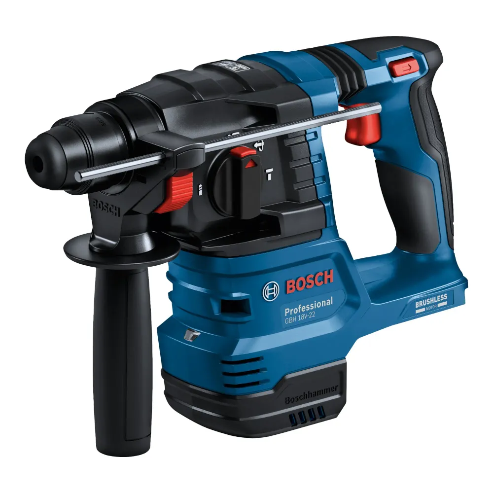 Bosch GBH 18V-22 Profesjonalna akumulatorowa wiertarko-wkrętarka udarowa 18 V 1,9 J SDS Plus Brushless + 1x akumulator 5,0...