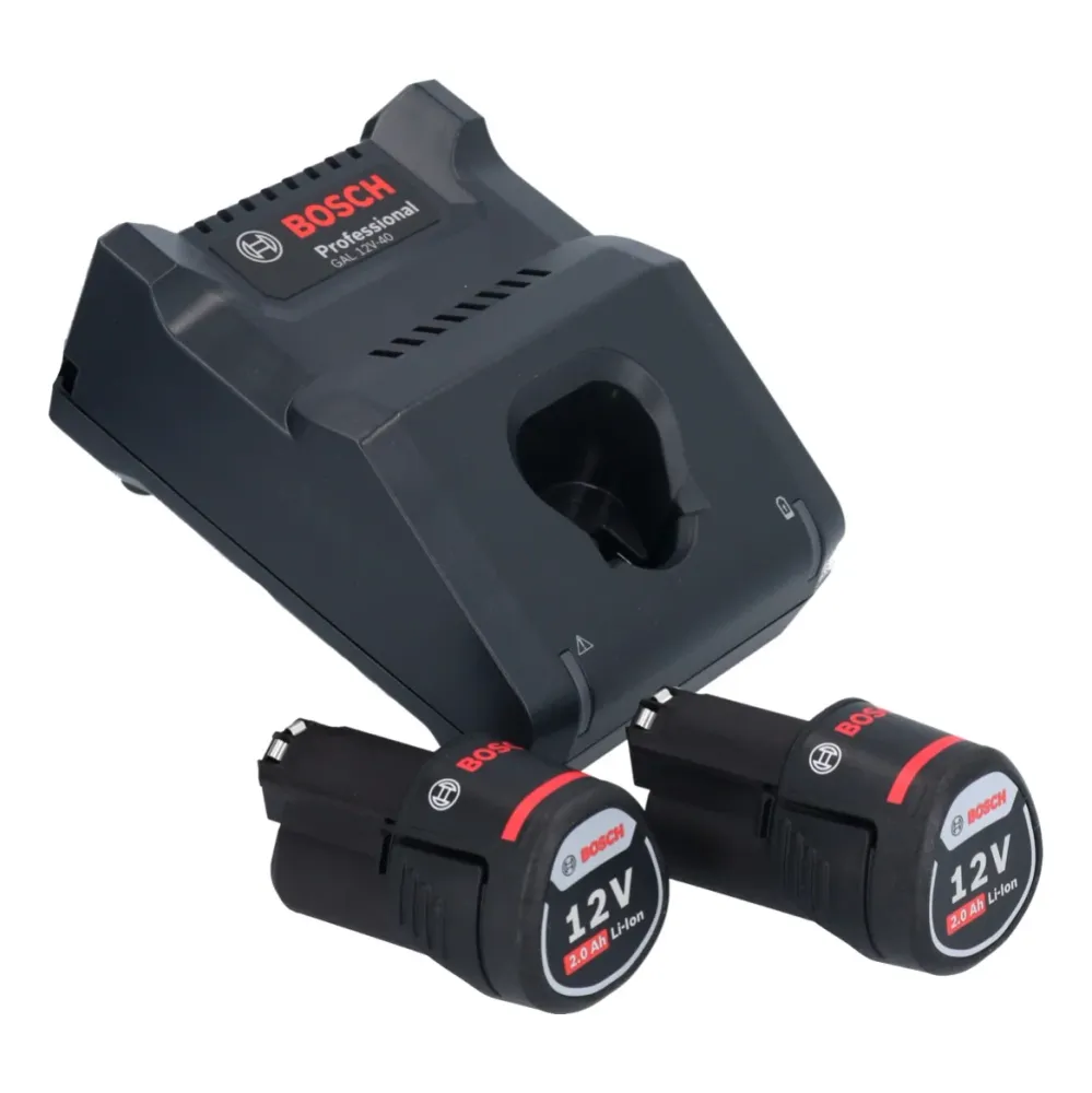 Bosch GDR 12V-110 Profesjonalny akumulatorowy klucz udarowy 12 V 110 Nm 1/4" bezszczotkowy + 2x akumulator 2,0 Ah + ładowa...