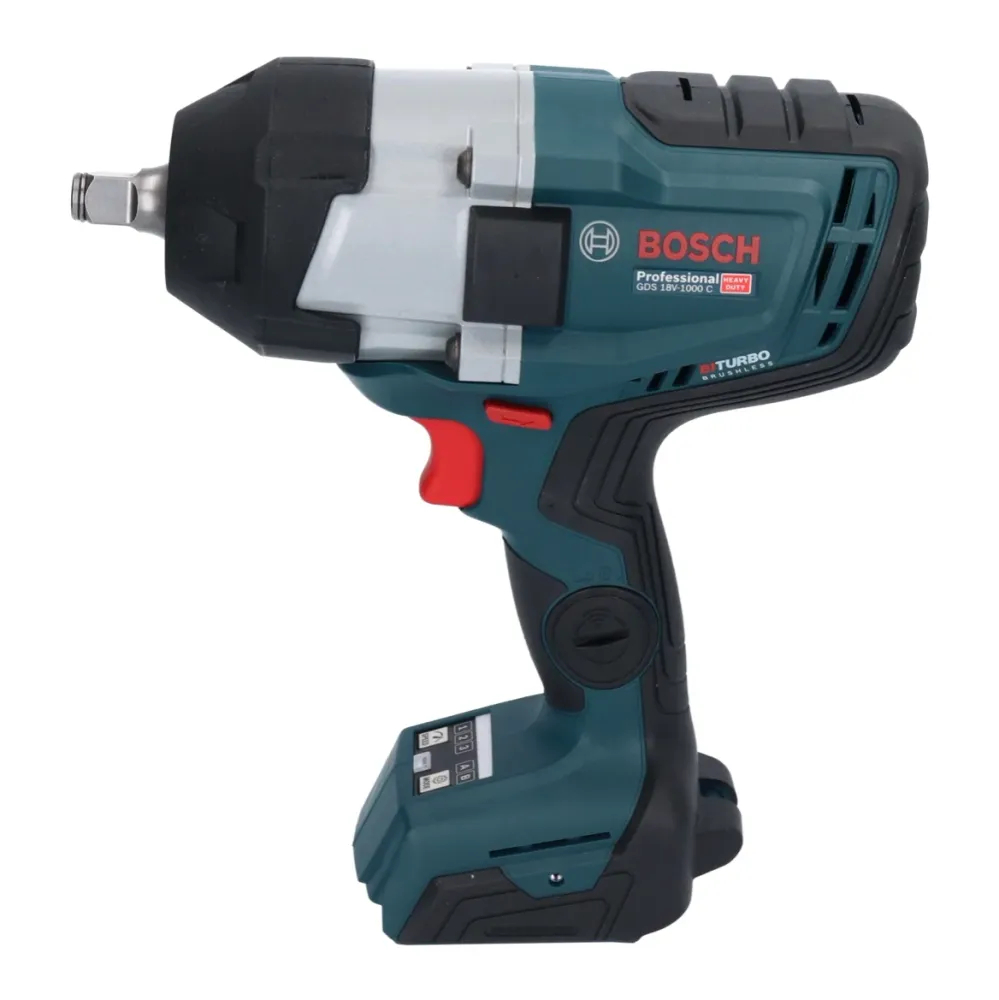 Bosch GDS 18V-1000 C Profesjonalna akumulatorowa wkrętarka udarowa 18 V 1000 Nm BITURBO Brushless + 2x akumulator ProCORE...