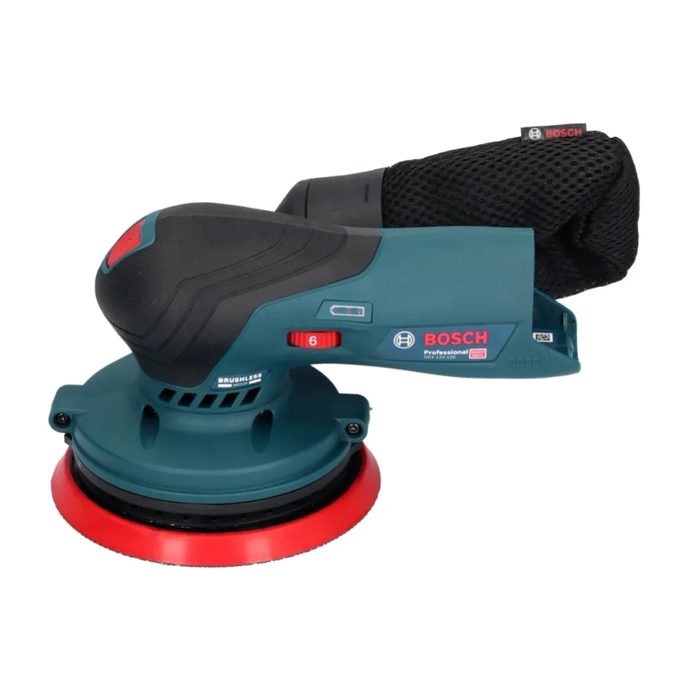 Bosch GEX 12V-125 Professional akumulatorowa szlifierka oscylacyjna bezszczotkowa 12 V 125 mm + L-Boxx ( 0601372100 ) + ze...