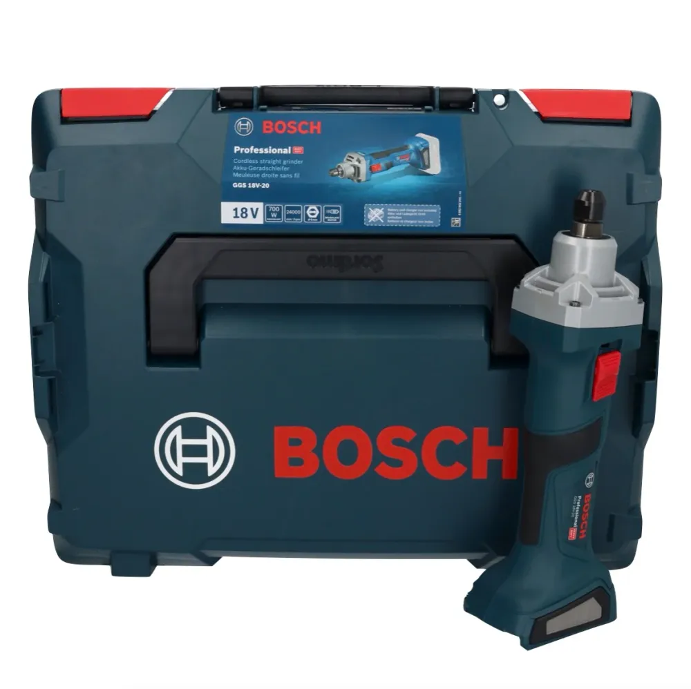 Bosch GGS 18V-20 akumulatorowa szlifierka prosta 18 V bezszczotkowa ( 06019B5400 ) + L-BOXX - bez akumulatora, bez ładowar...