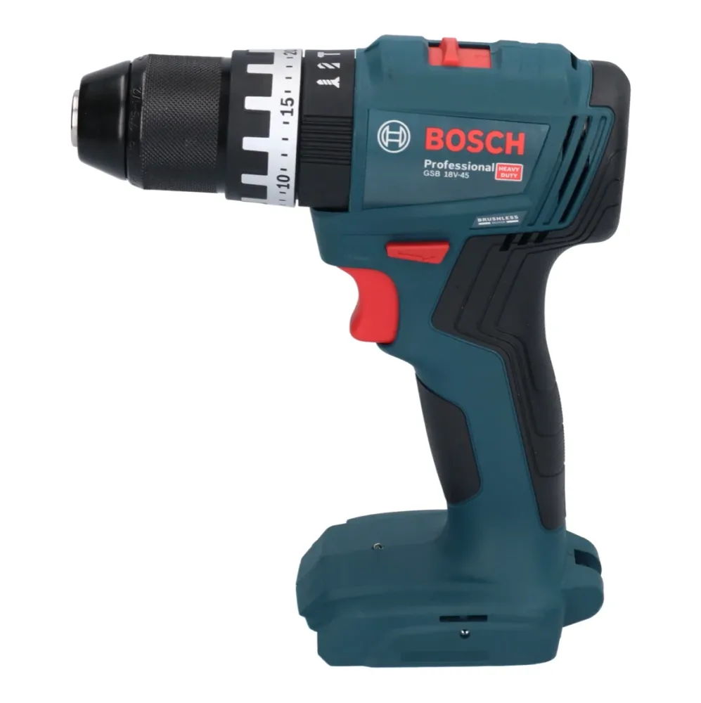 Bosch GSB 18V-45 akumulatorowa wiertarko-wkrętarka udarowa 18 V 45 Nm ( 06019K3303 ) bezszczotkowa + 2x akumulator 2,0 Ah...