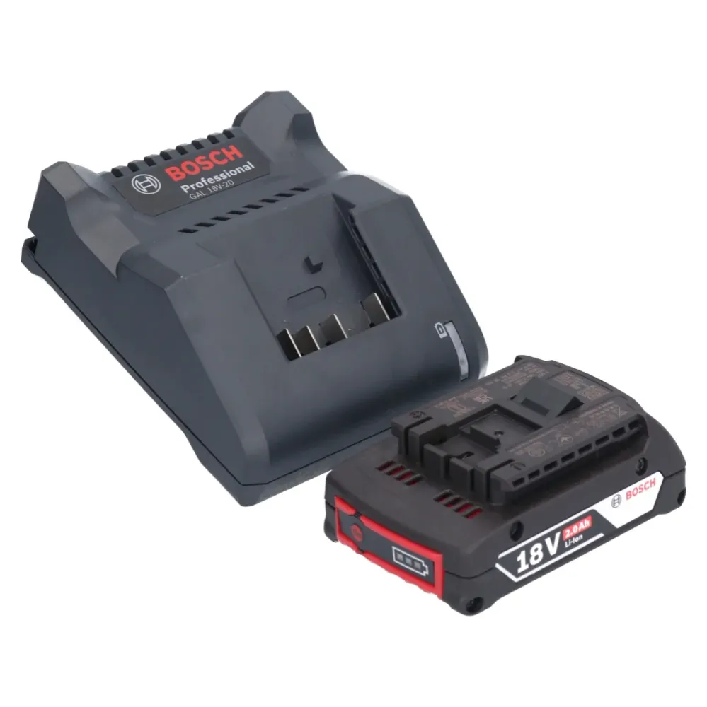 Bosch GSB 18V-55 Profesjonalna akumulatorowa wiertarko-wkrętarka udarowa 18 V 55 Nm bezszczotkowa + 1x akumulator 2,0 Ah +...