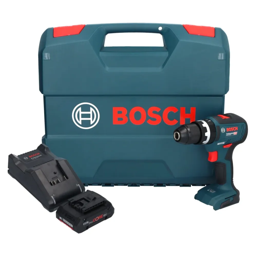 Bosch GSB 18V-55 Profesjonalna akumulatorowa wiertarko-wkrętarka udarowa 18 V 55 Nm bezszczotkowa + 1x akumulator ProCORE...