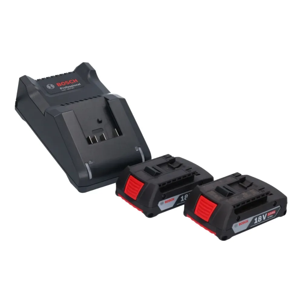 Bosch GSB 18V-55 Profesjonalna akumulatorowa wiertarko-wkrętarka udarowa 18 V 55 Nm bezszczotkowa + 2x akumulator 2,0 Ah +...