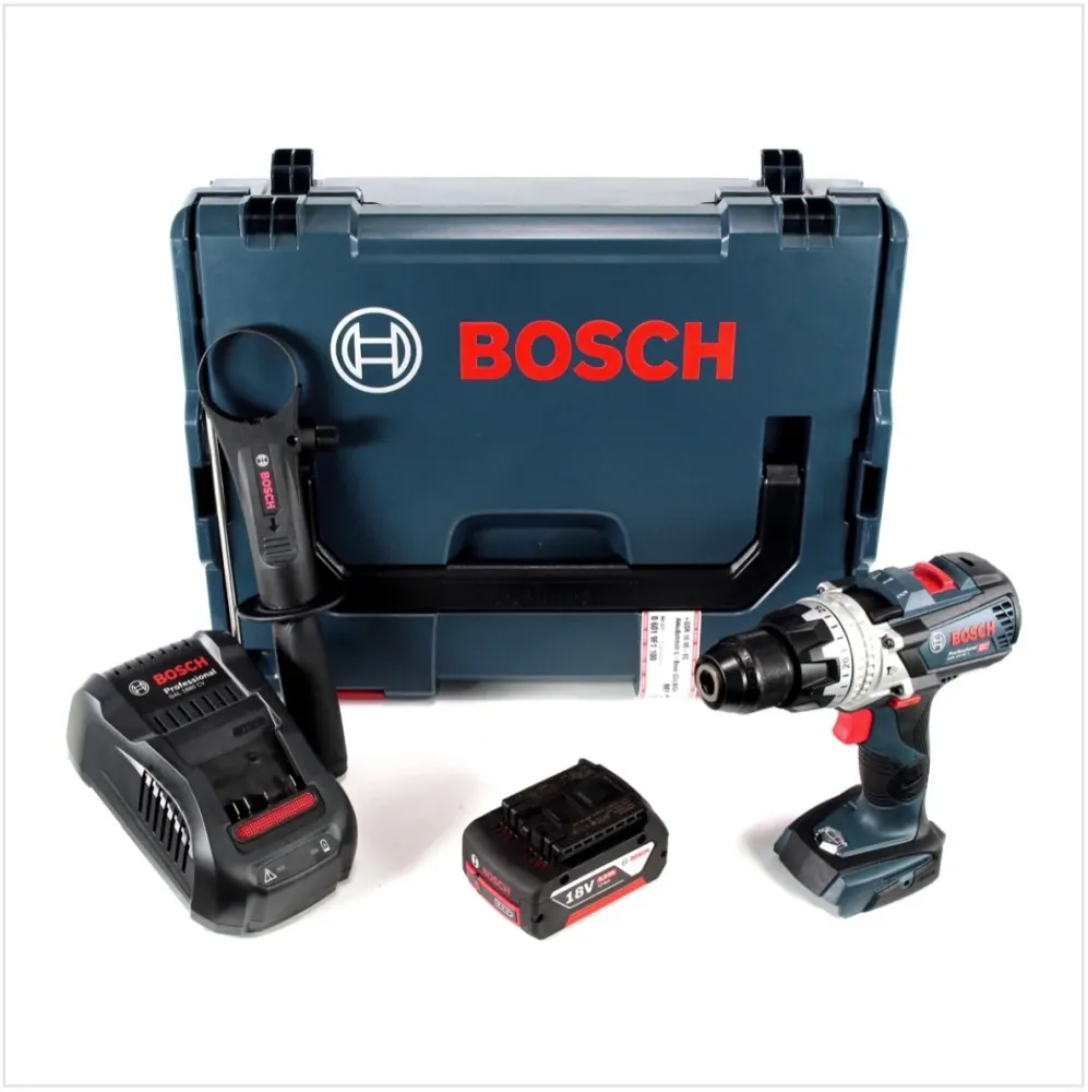 Bosch GSB 18V-85 C akumulatorowa wiertarko-wkrętarka udarowa 18V 85Nm 1/2" bezszczotkowa + 1x akumulator 5.0Ah + ładowarka...