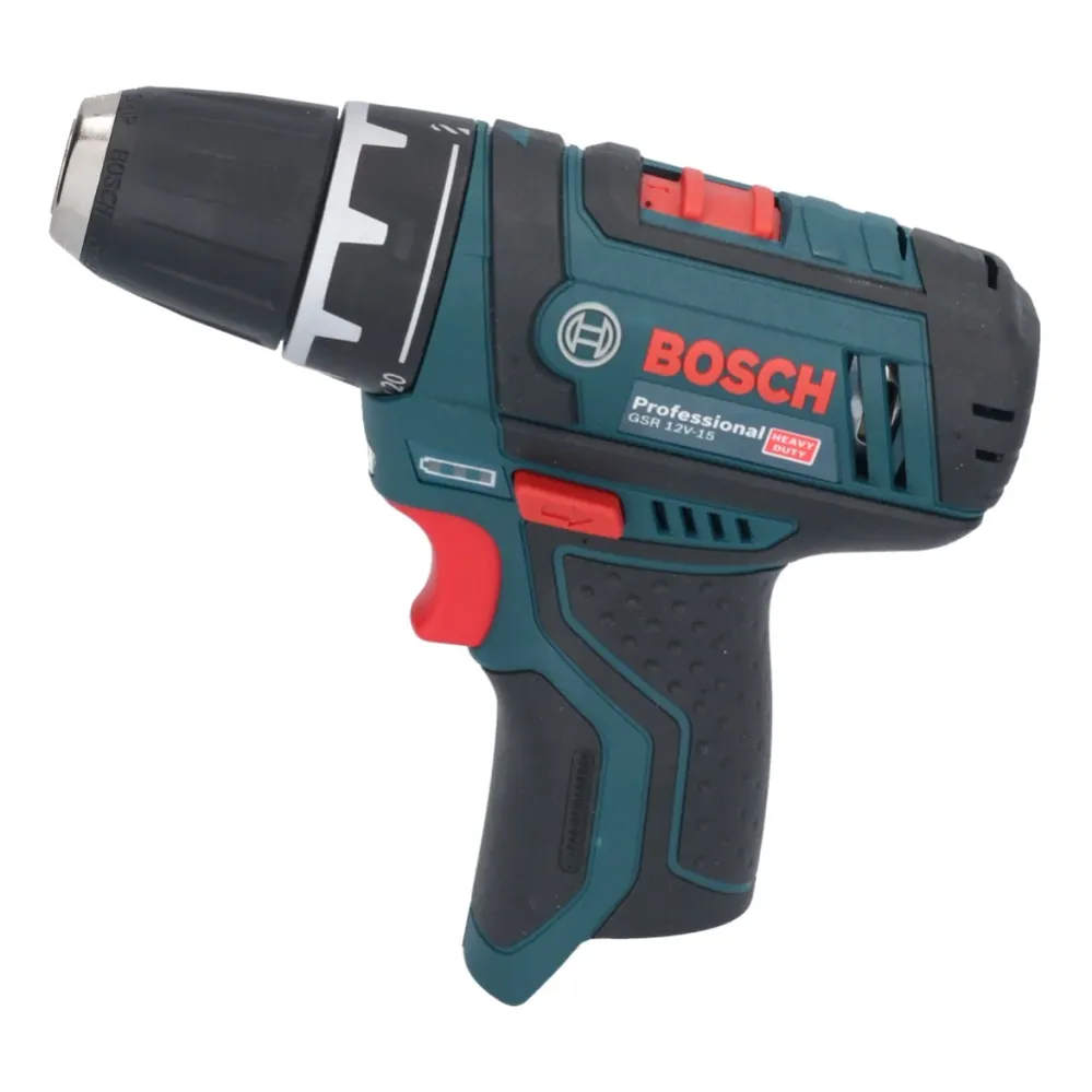 Bosch GSR 12V-15 Professional akumulatorowa wiertarko-wkrętarka 12 V 30 Nm + 1x akumulator 2,0 Ah + L-Boxx - bez ładowarki...