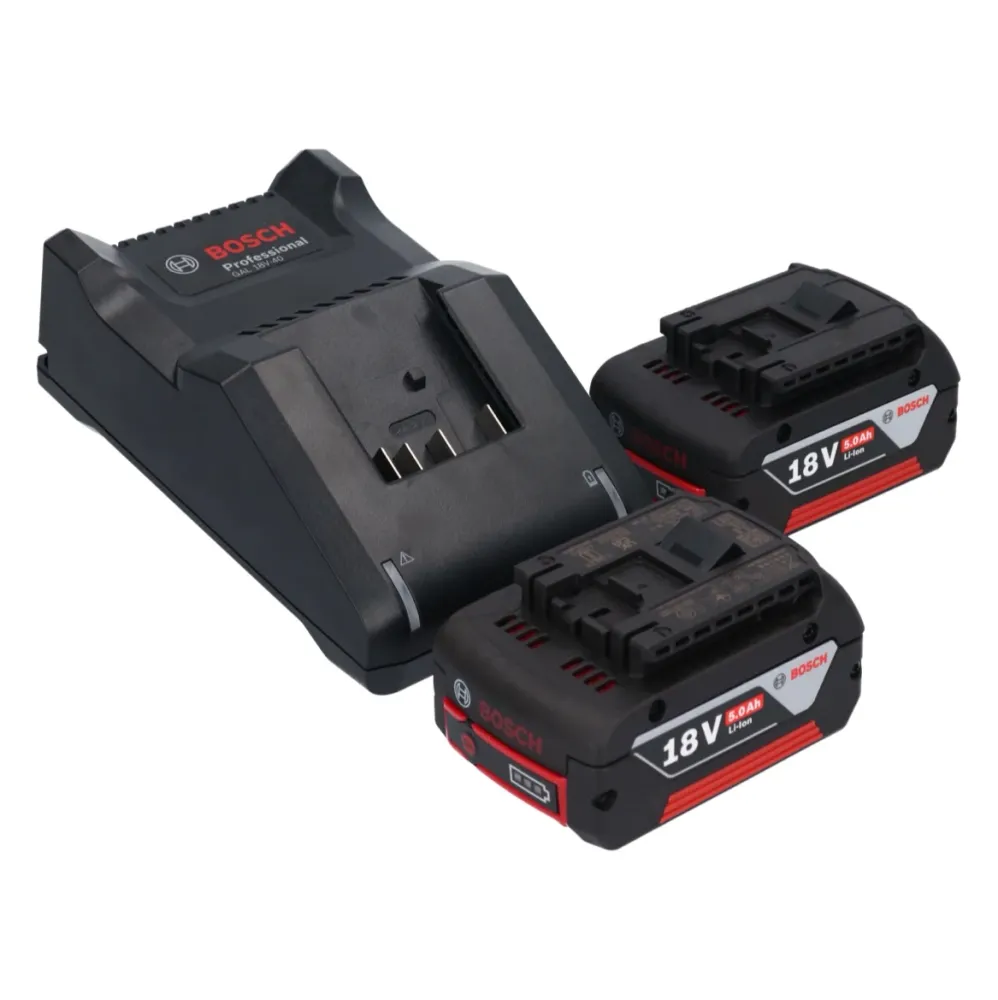 Bosch GSR 18V-90 C Profesjonalna akumulatorowa wiertarko-wkrętarka 18 V 64 Nm bezszczotkowa + 2x akumulator 5,0 Ah + ładow...