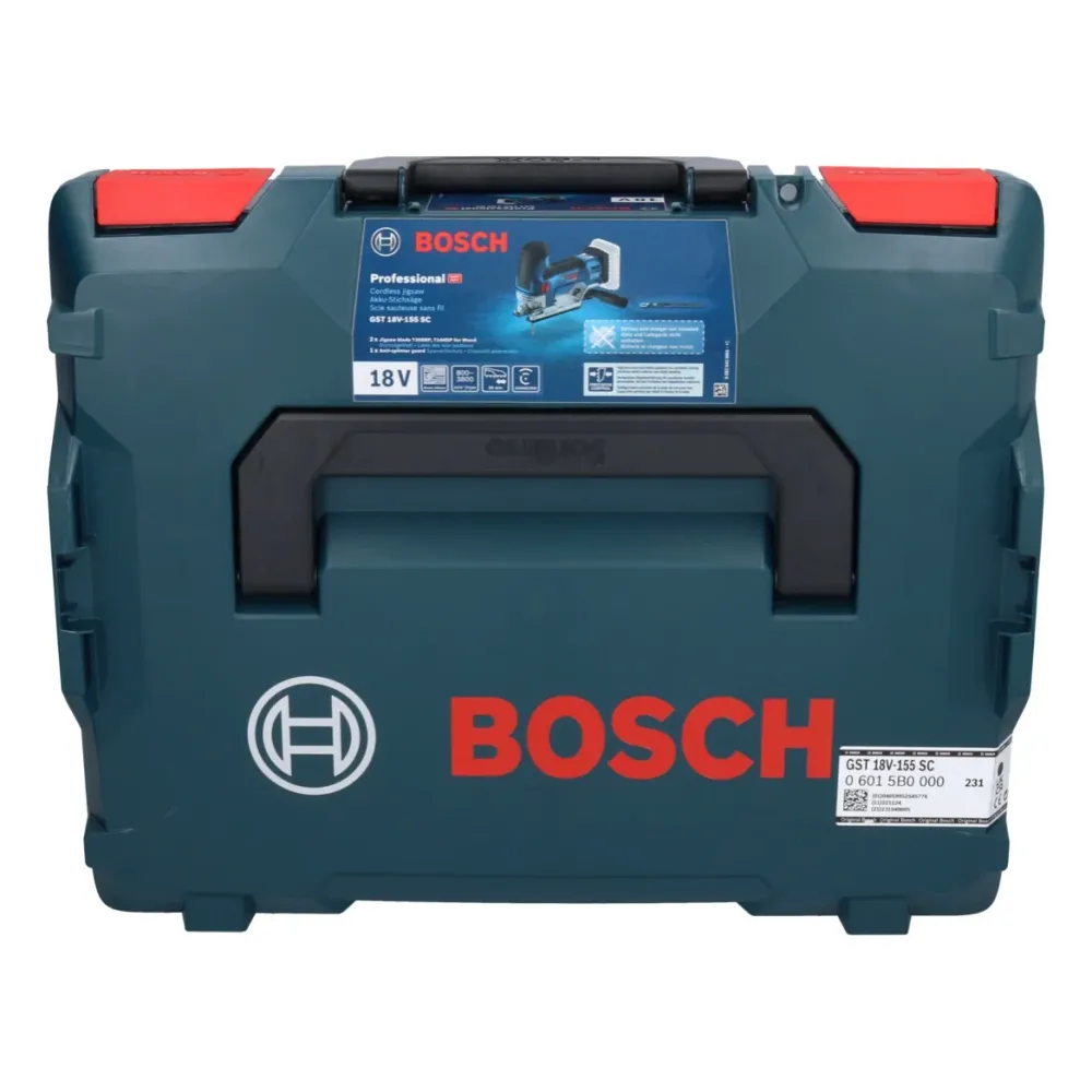 Bosch GST 18V-155 SC Profesjonalna wyrzynarka akumulatorowa 18 V + 1x akumulator 5,0 Ah + ładowarka + L-Boxx Bosch Profess...
