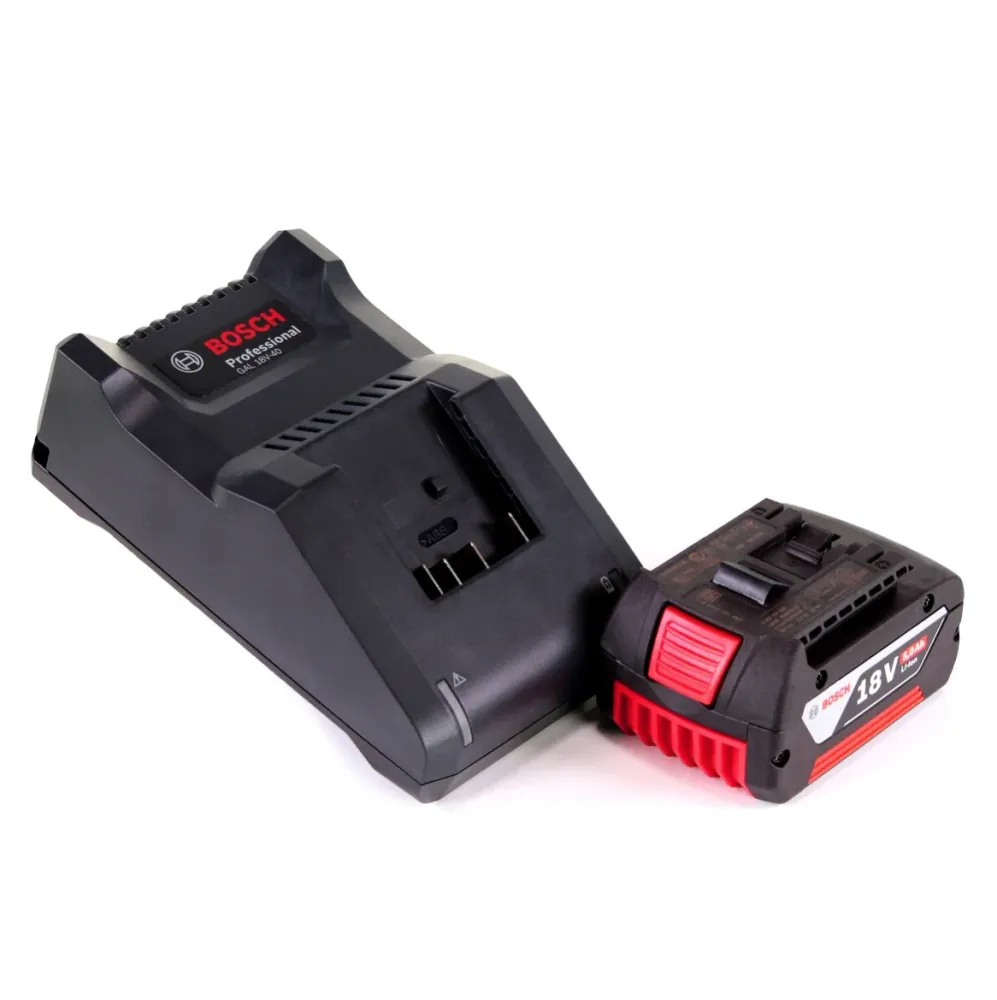 Bosch GWX 18V-7 Profesjonalna akumulatorowa szlifierka kątowa 18 V 125 mm bezszczotkowa X-LOCK + 1x akumulator 5,0 Ah + ła...