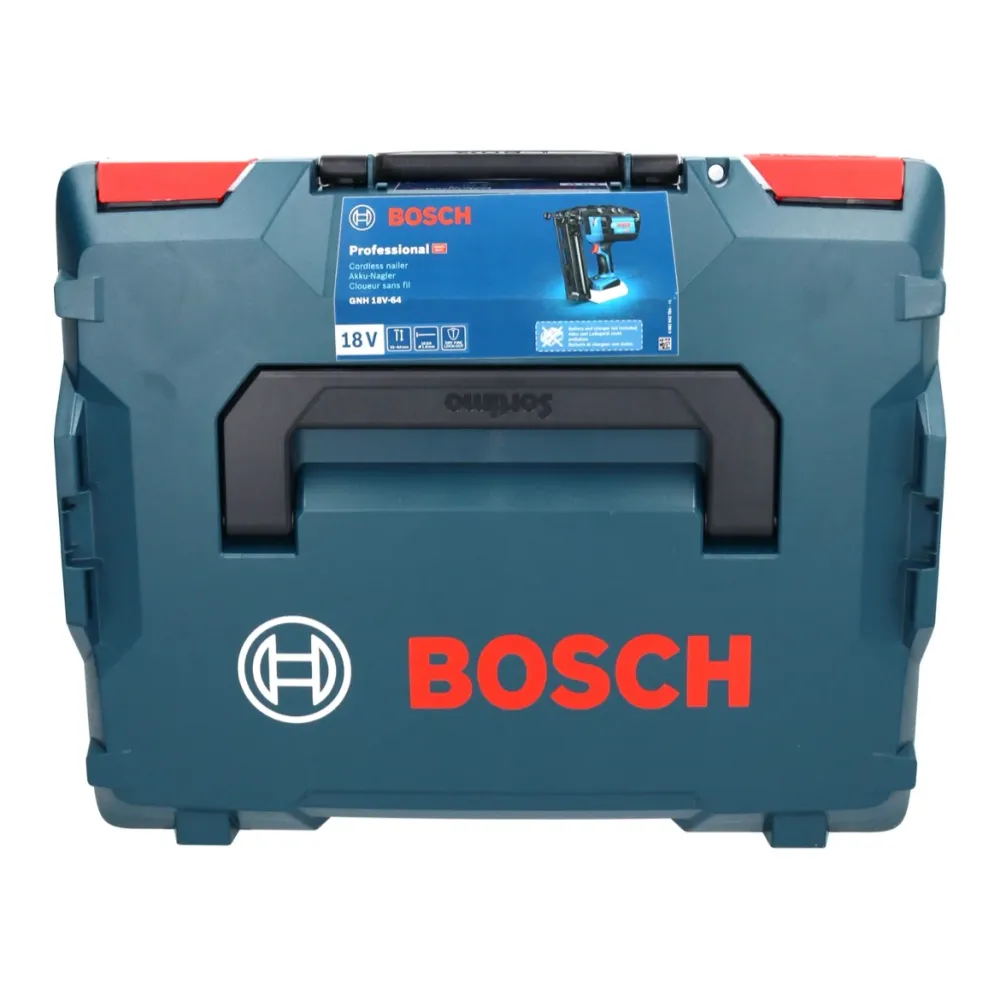 Gwoździarka akumulatorowa Bosch GNH 18V-64 18 V 64 mm 1,6 mm + 1x akumulator ProCORE 4,0 Ah + ładowarka + L-Boxx Bosch Pro...