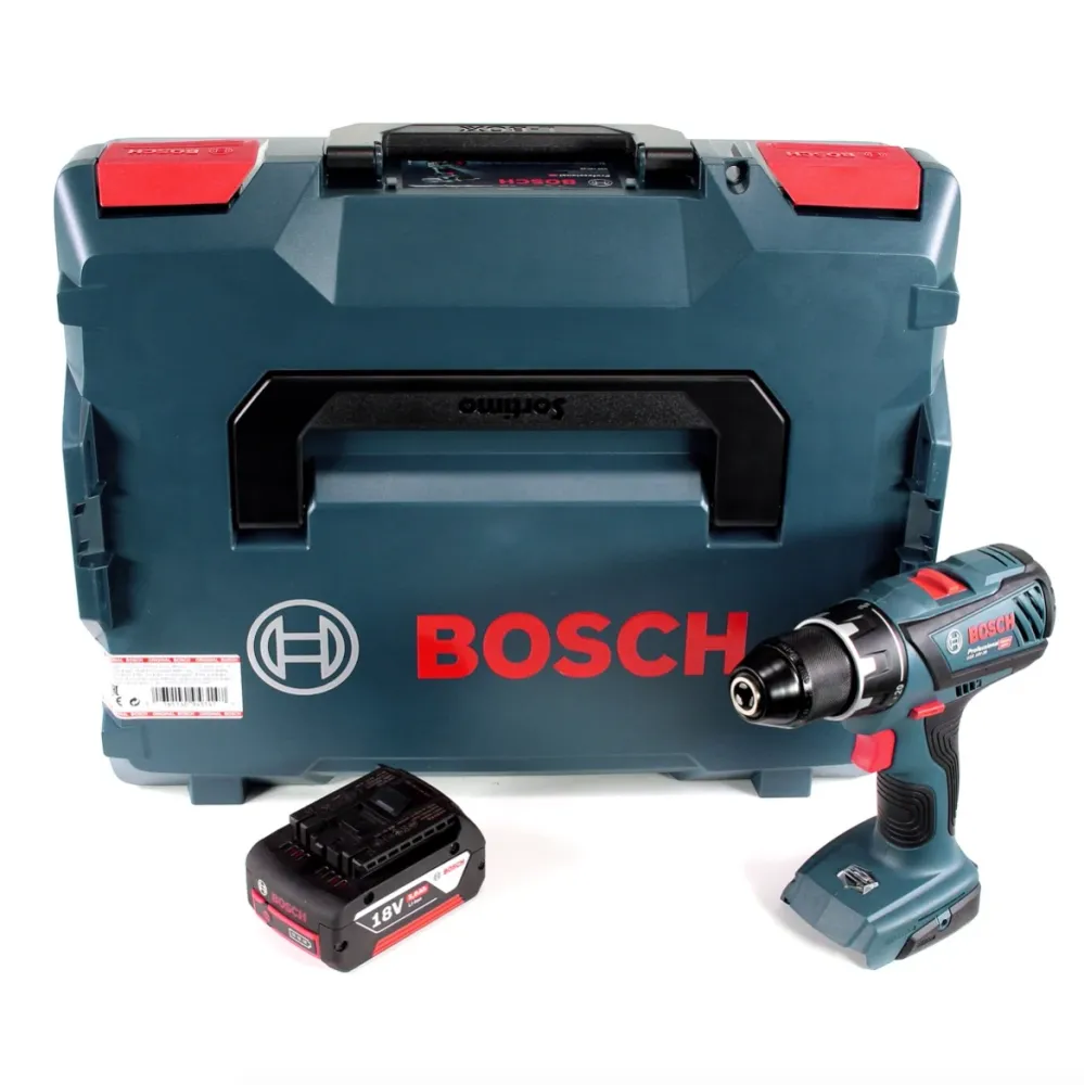 Wiertarko-wkrętarka akumulatorowa Bosch GSR 18V-28 18V 1/2" 13mm w L-Boxx + 1x akumulator 5,0 Ah - bez ładowarki Bosch Pro...