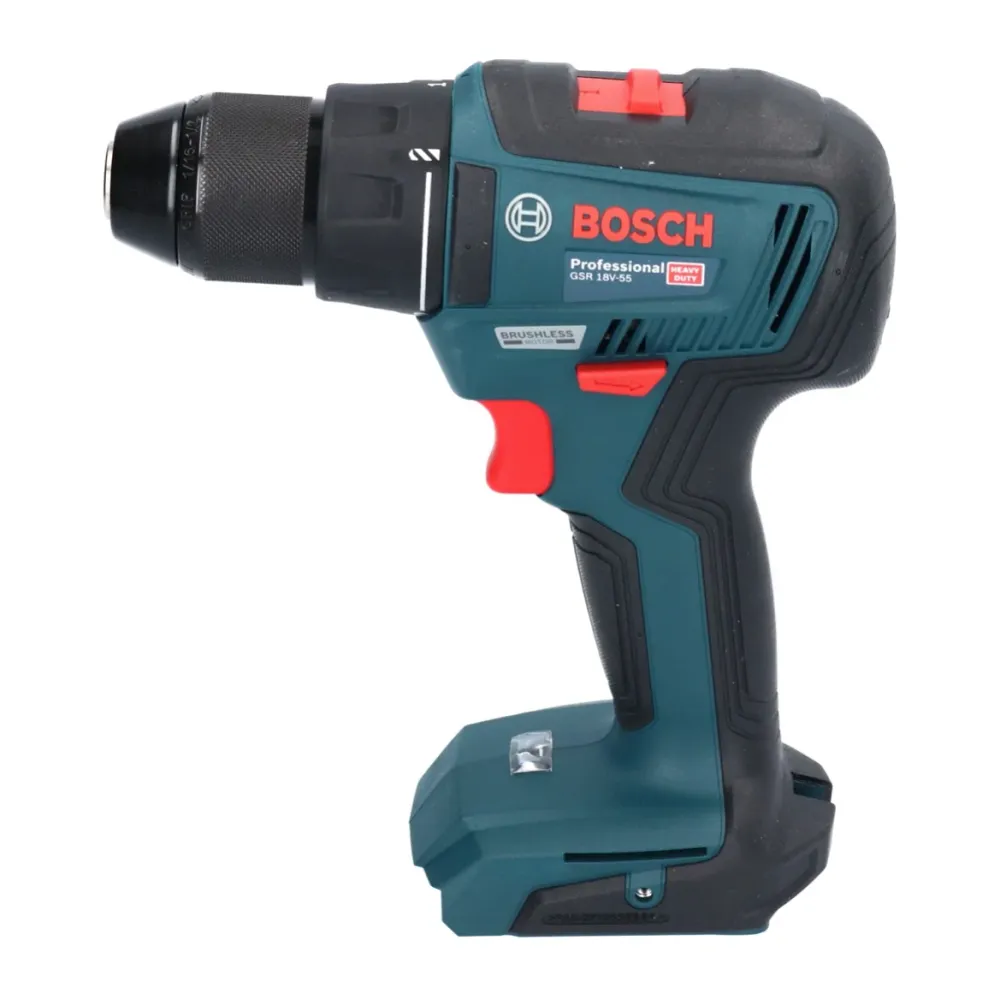 Wiertarko-wkrętarka akumulatorowa Bosch GSR 18V-55 18 V 55 Nm bezszczotkowa + 1x akumulator 5,0 Ah + ładowarka + L-Boxx Bo...