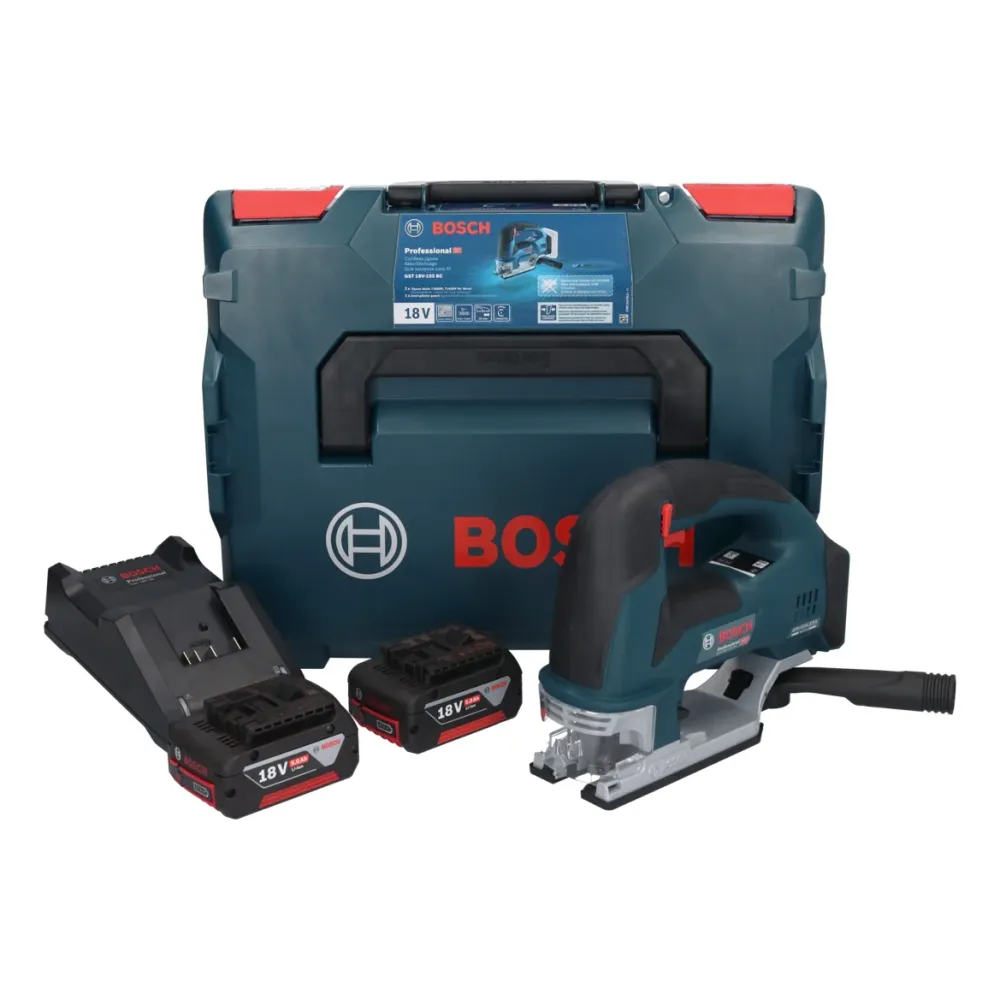 Wyrzynarka akumulatorowa Bosch GST 18V-155 BC 18 V 155 mm bezszczotkowa + 2x akumulator 5,0 Ah + ładowarka + L-Boxx Bosch...