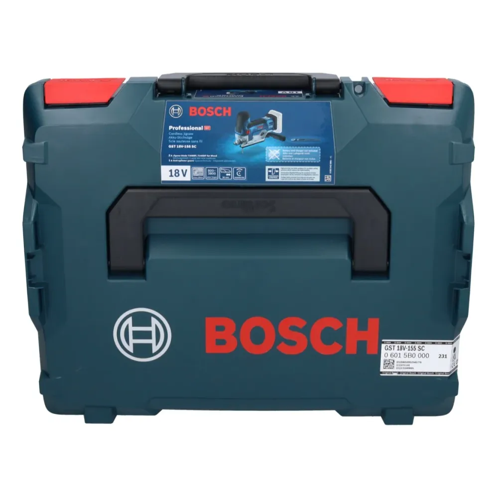 Wyrzynarka akumulatorowa Bosch GST 18V-155 SC Professional 18 V ( 06015B0002 ) + 2x akumulator ProCORE 4,0 Ah + ładowarka...