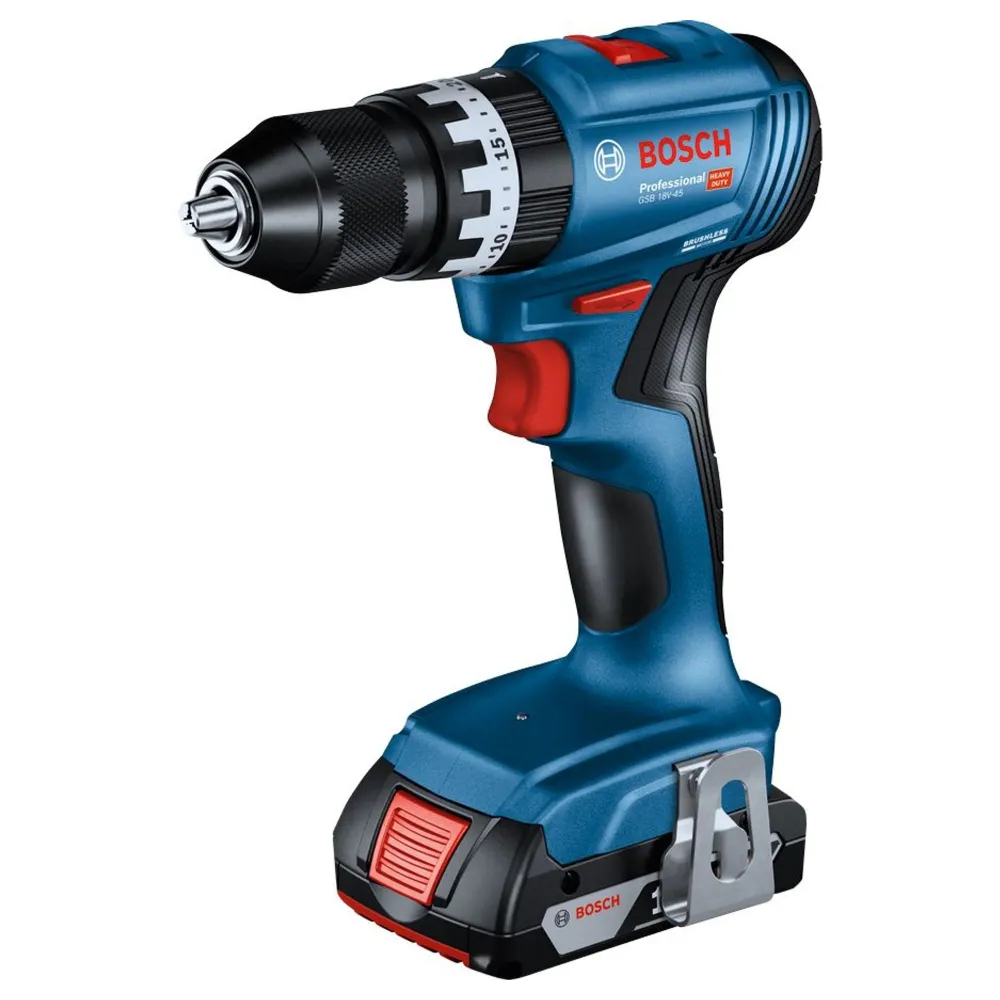 Wiertarko-wkrętarka akumulatorowa Bosch GSB 18V-45 18V 4Ah