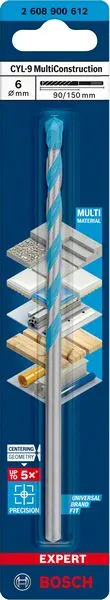 BOSCH wiertło do muru Expert CYL-9 nominalna Ø 6 mm długość robocza 90 mm ( 4000909774 )