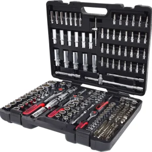 KS TOOLS 1/4"+3/8"+1/2" CHROMEplus Steckschlüssel-Satz, 195-tlg ( 918.0795 ) BRILLIANT TOOLS