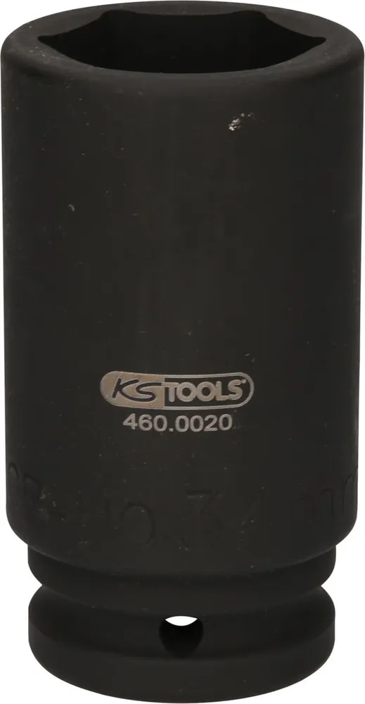 KS TOOLS 3/4" Achsmuttern-Schlüssel, 6-kant, lang, 34mm ( 460.0020 ) BRILLIANT TOOLS