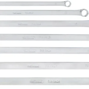 KS TOOLS CHROMEplus Doppel-Ringschlüssel-Satz, XL, 7-tlg ( 518.0830 ) BRILLIANT TOOLS