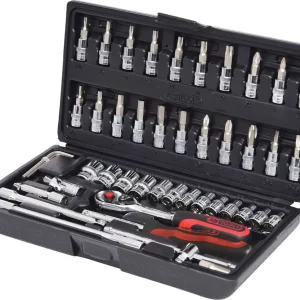 KS TOOLS 1/4" CHROMEplus Steckschlüssel-Satz,48-tlg ( 918.0648 ) BRILLIANT TOOLS