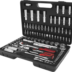 KS TOOLS Zestaw kluczy nasadowych 1/4"+1/2" CHROMEplus, 96 części ( 918.0796 ) BRILLIANT TOOLS