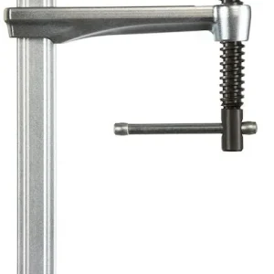 Ścisk śrubowy ślusarski stalowy GZ-K z pokrętłem 250x120mm | GZ25K