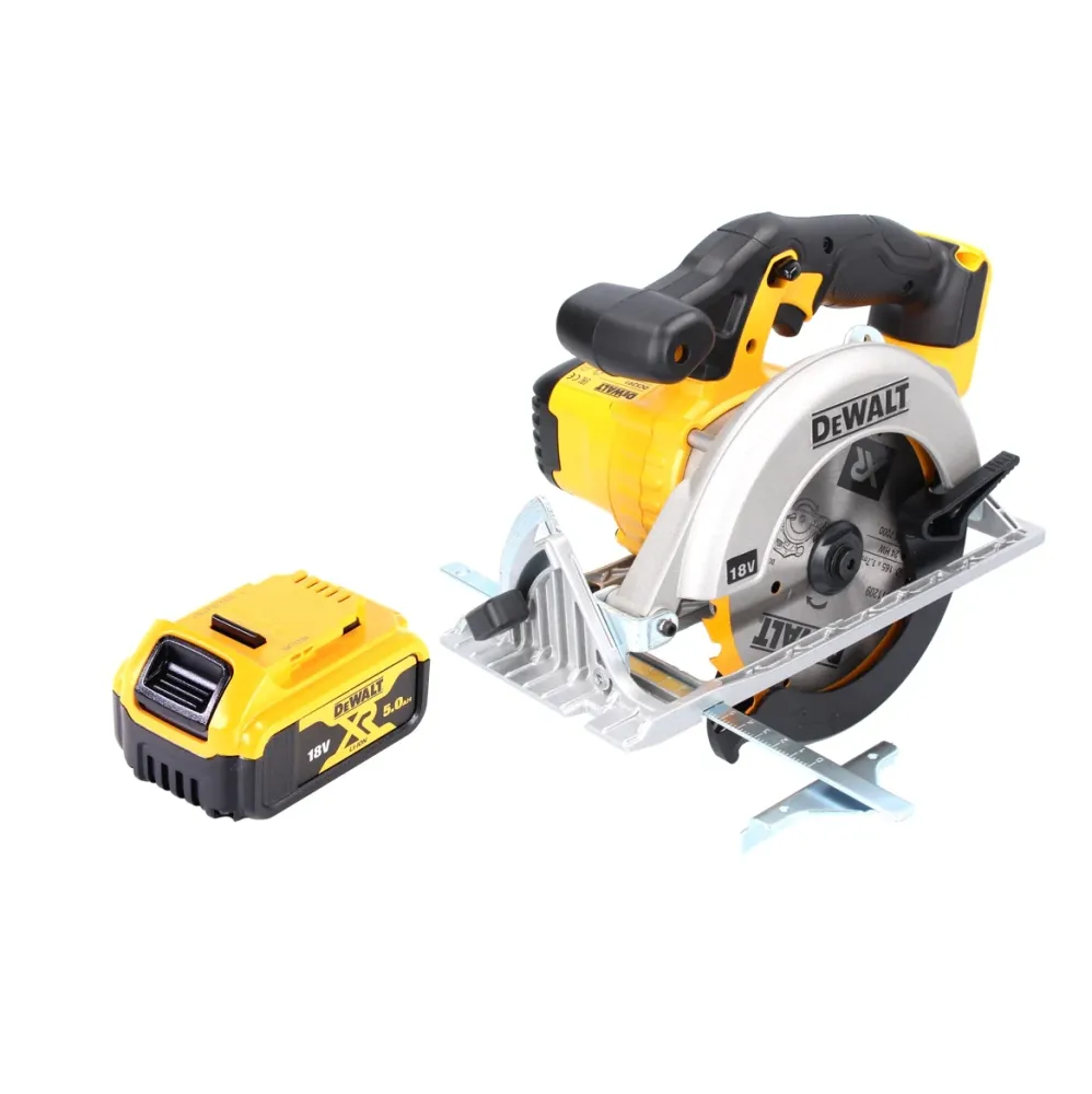 Akumulatorowa pilarka tarczowa DeWalt DCS 391 N 18 V 165 mm + 1x akumulator 5,0 Ah - bez ładowarki