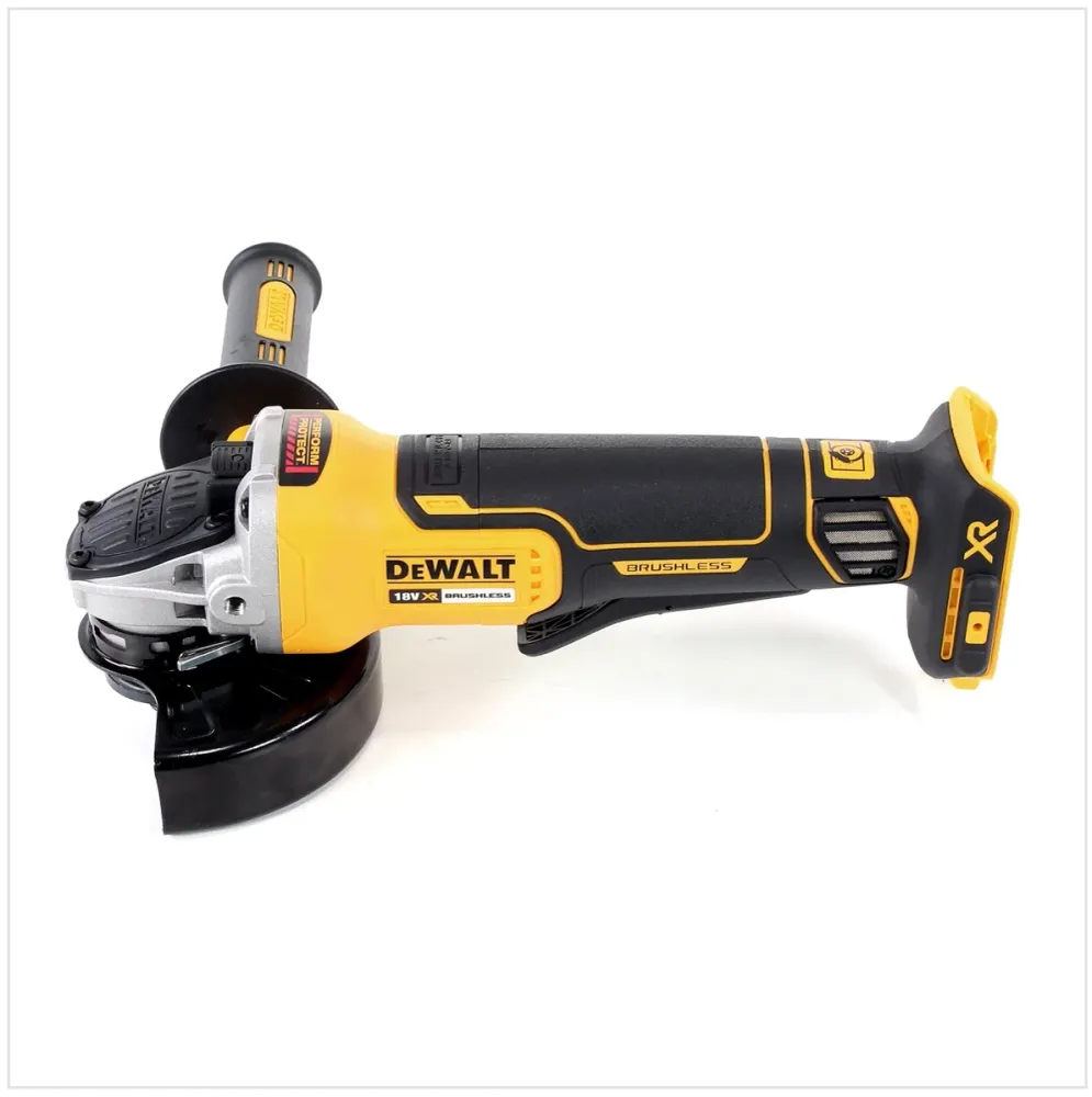 Akumulatorowa szlifierka kątowa DeWalt DCG 406 P2 18V 125mm bezszczotkowa + 2x akumulator 5.0Ah + ładowarka + TSTAK