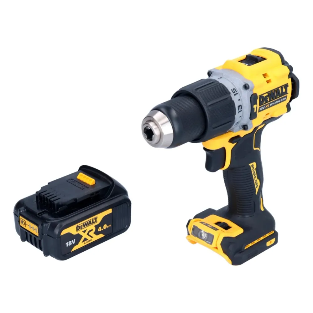 Akumulatorowa wiertarko-wkrętarka udarowa DeWalt DCD 805 N 18 V 90 Nm bezszczotkowa + 1x akumulator 4,0 Ah - bez ładowarki
