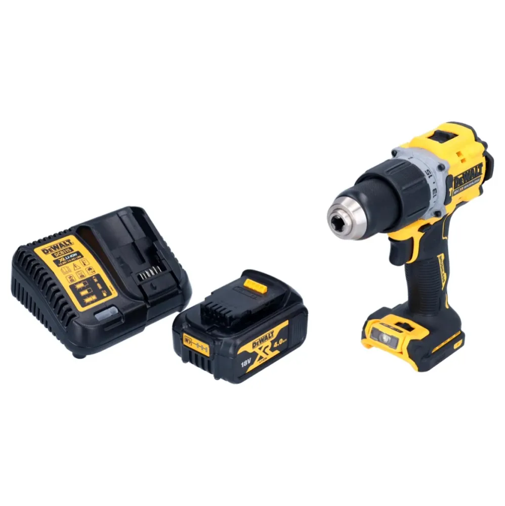 Akumulatorowa wiertarko-wkrętarka udarowa DeWalt DCD 805 M1 18 V 90 Nm bezszczotkowa + 1x akumulator 4,0 Ah + ładowarka