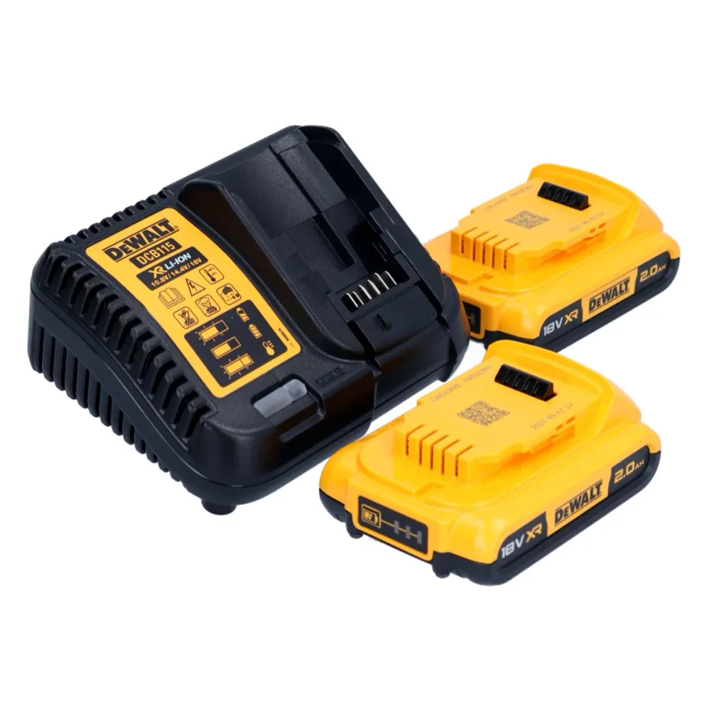 Akumulatorowa wiertarko-wkrętarka udarowa DeWalt DCD 805 D2T 18 V 90 Nm bezszczotkowa + 2x akumulator 2,0 Ah + ładowarka +...