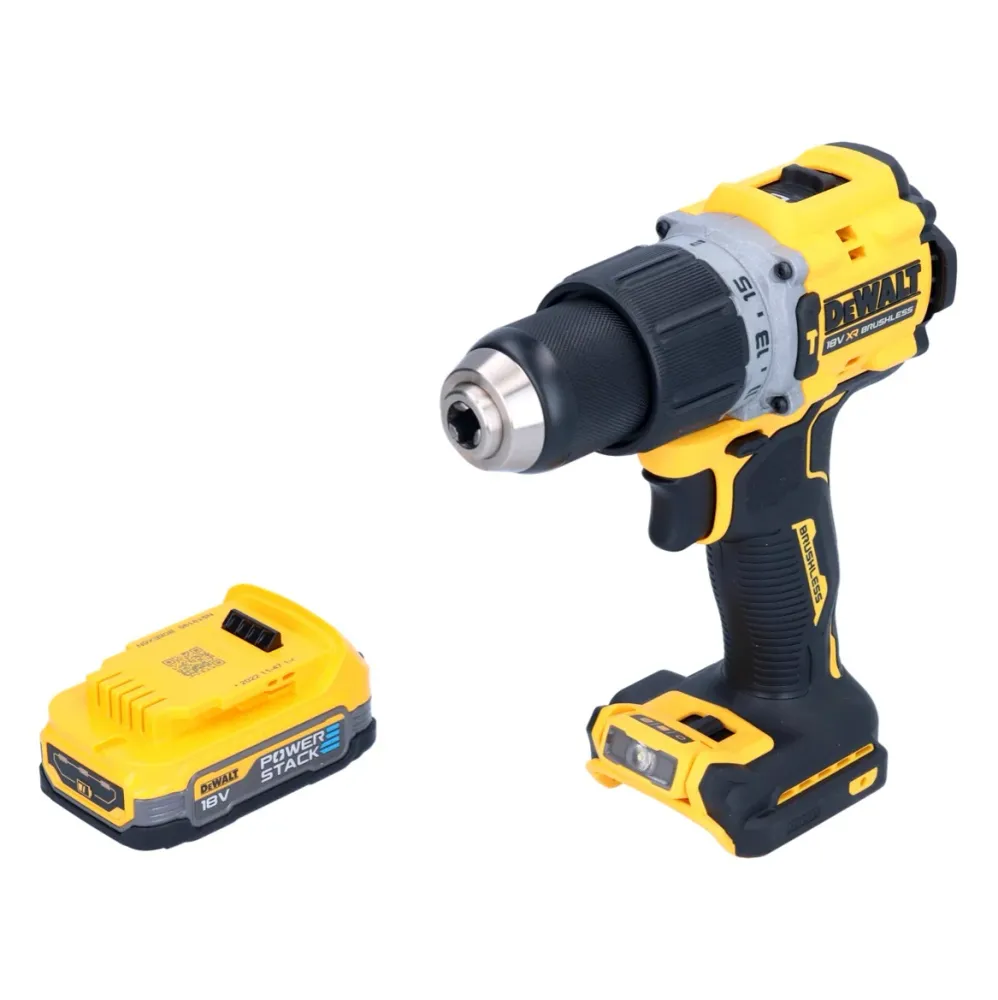 Akumulatorowa wiertarko-wkrętarka udarowa DeWalt DCD 805 N 18 V 90 Nm bezszczotkowa + 1x akumulator 1,7 Ah - bez ładowarki