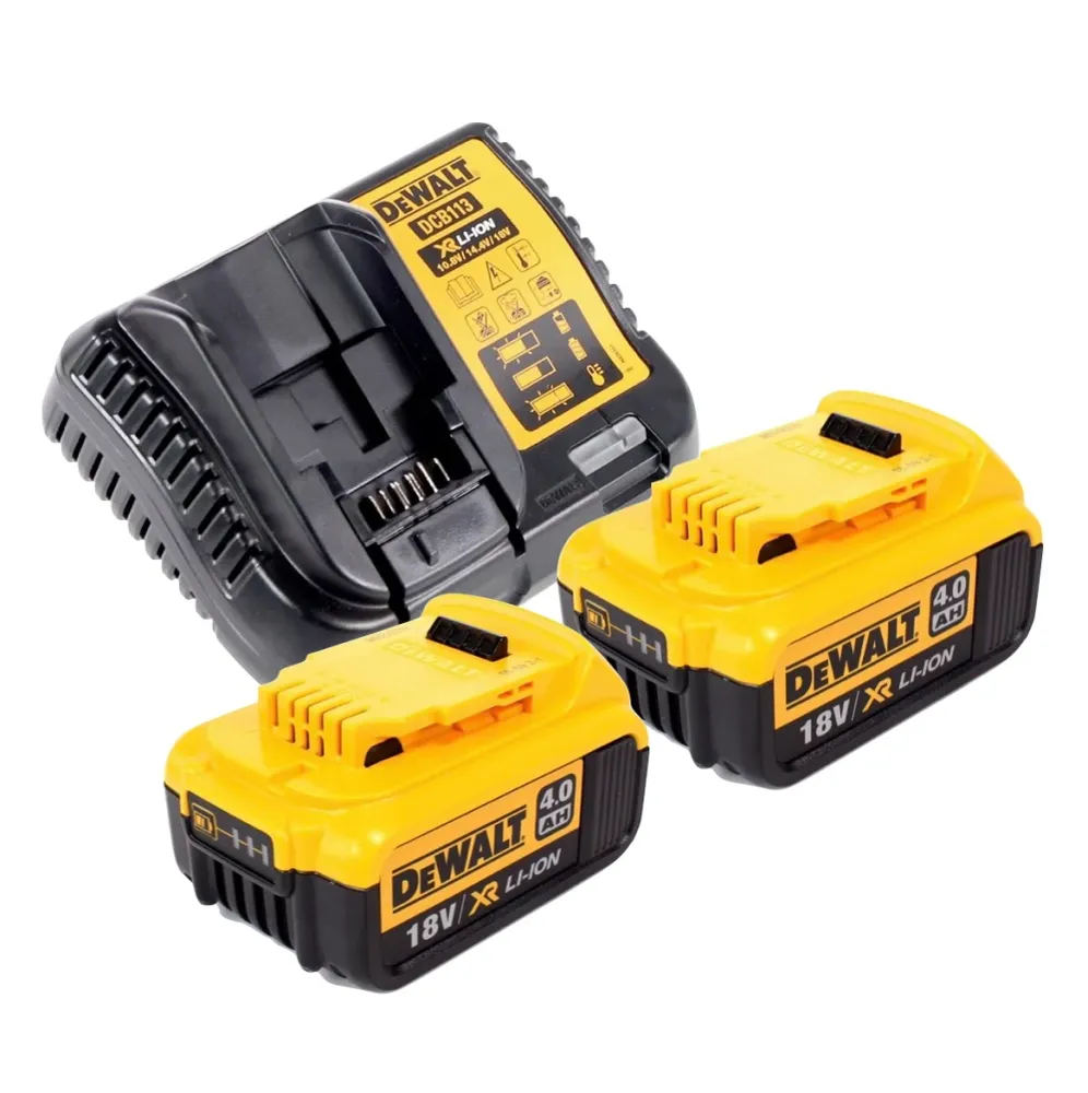 Akumulatorowa wyrzynarka wahadłowa DeWalt DCS 334 M2 18 V bezszczotkowa + 2x akumulator 4,0 Ah + ładowarka